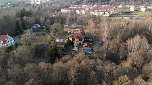 Phat Quang Buddhist Temple, Vietnamese Culture in Gothenburg, aerial