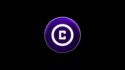 3D Spinning Circle Logo Reveal Animation