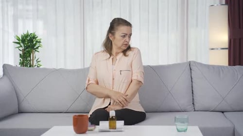 Femme inconsciente.