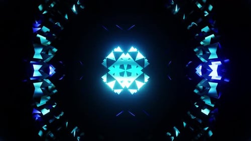 Newest Blue Vj Loop Crystalized Vj Disco Ball Loop Background