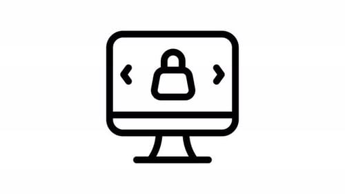 shopping line icon animation