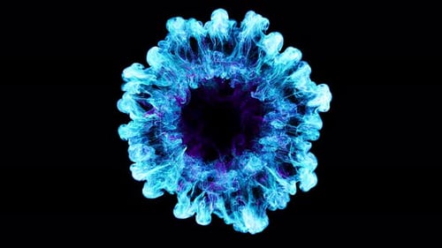 Abstract Fluid Energy Burst Reveal Transition