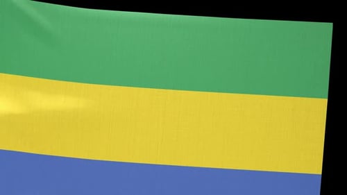 Realistic Waving Flag Alpha Channel Animation