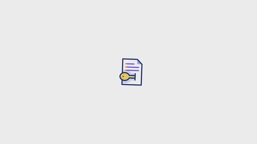 Animiertes Copywriting-Symbol
