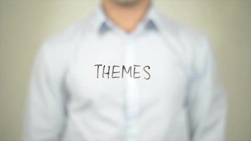 Writing Themes on Clear Screen