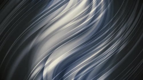 Flowing Abstract Blue Gray Lines Background Loop