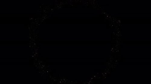 4K luxury sparkling glitter trail Golden particles effect Overlay sparkles. festival Christmas,