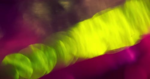 Holographic Bokeh Light Leaks with Iridescent Prism Reflections