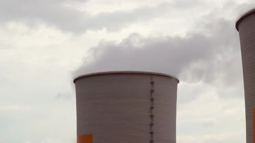 cooling tower of the thermal energy plant 00216