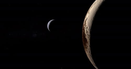 Orcus Orbiting near Pluto Planet