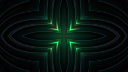 4k Colored Radial Metalic Background 4