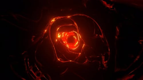 4K Red Warmhole Inside VJ Loop-Hintergrundanimation