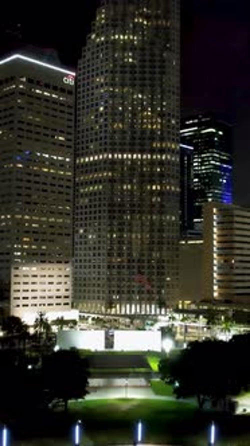 Miami Skyline at Miami Florida United States.