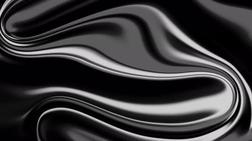Flowing Liquid Metal Abstract Motion Graphics Background