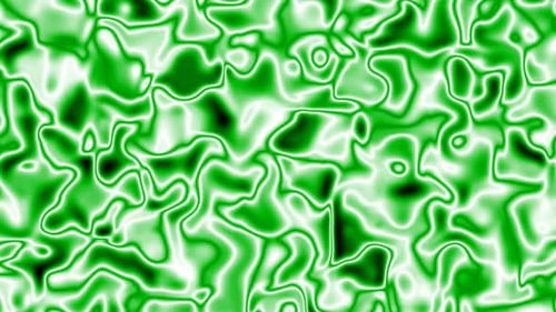Green White Color Smooth Liquid Motion Animated Background