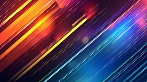 Abstract Diagonal Lines with Vibrant Colors