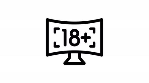 age limit line icon animation