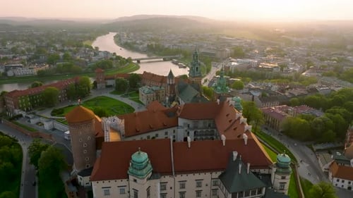 Krakow, Poland. Wawel royal Castle