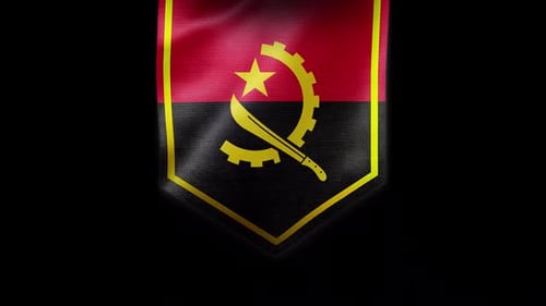 Angola Flag Banner