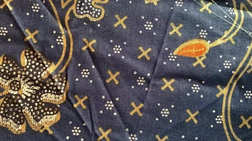 Indonesian batik cloth