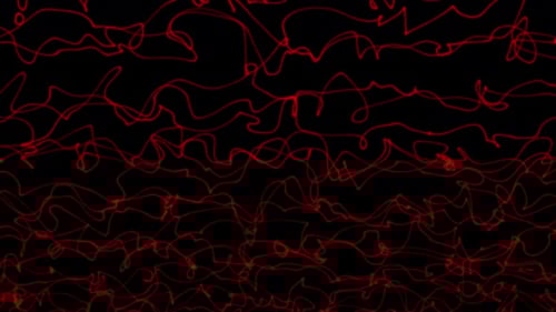 Abstract Wavy Line Topographic Background Red Loop V2
