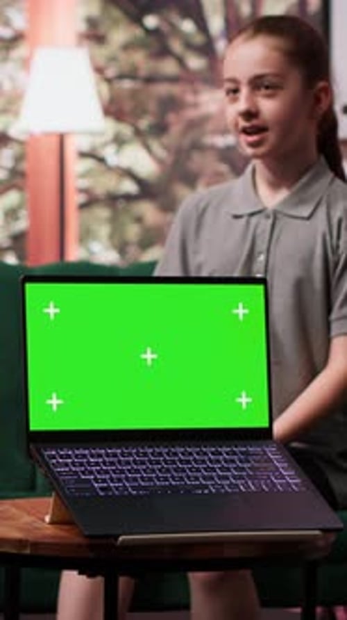 Therapist Uses Green Screen Display in a Counseling Session with an Adolescent