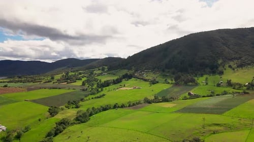Drone flight over La Calera, Colombia