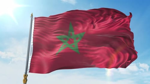 Morocco Flag 4K
