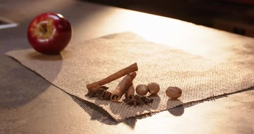 Rustic Apple Pie with Cinnamon and Star Anise