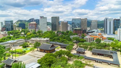 Seoul City Skyline, South Korea.