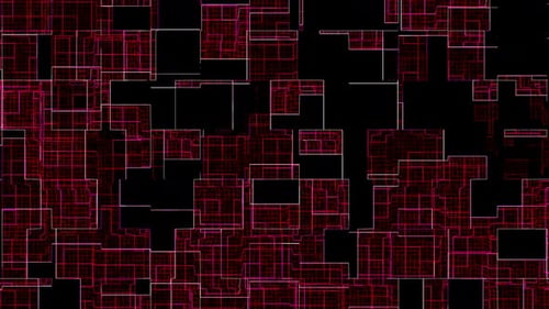 Abstract technology square background
