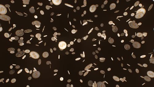 3840x2160 Falling Coins Small Loop