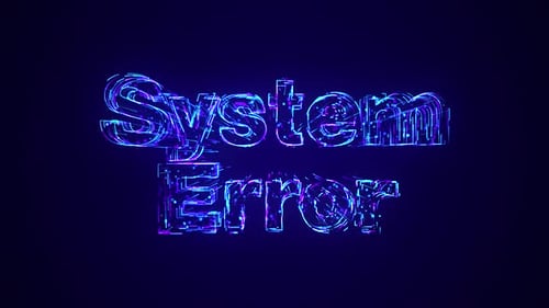 Texto de erro do sistema sendo construído usando linhas