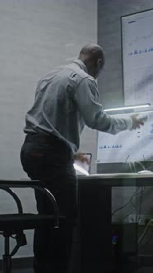 Stock Exchange Trader Soaking Financial Loss Shouting in Phone Monitoring RealTime Stocks