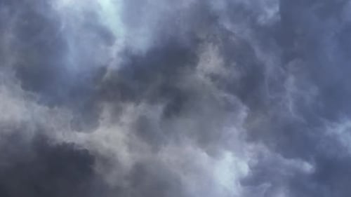 Thunderstorm at night real time in sky , thunderstorm 4k