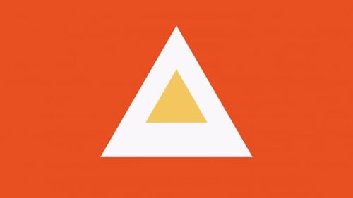 Geometric Triangle Shape Grow Transition