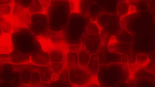 Abstract Red Fluid Glowing Background Loop