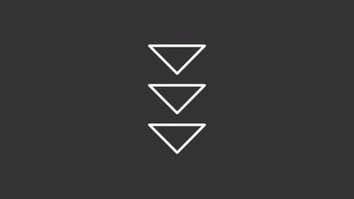 Minimalist Animated Down Arrow Triangles Loop