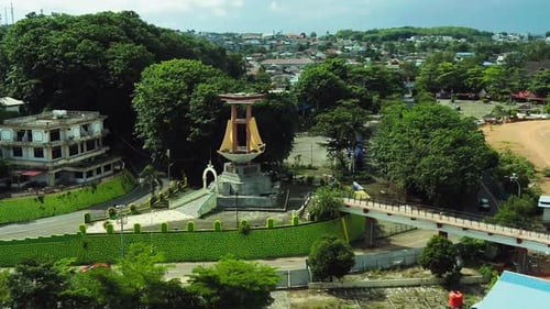 Belitung, 06 June 2022, Aerial view bintan park