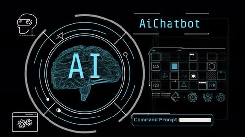Infographic Animation About Artificial Intelligence and Virtual Reality