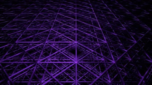 Circle Movement On Purple Blurred Grate Background Vj Loop In 4K