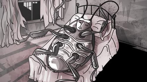 cockroach man in his room