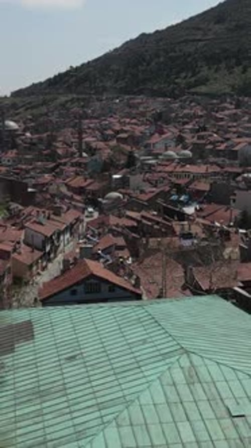 Aerial View Anatolian Mosque