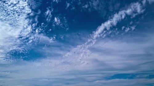Blue Sky Time Lapse Cumulonimbus Cloud Movement Moving Clouds and Sun Time Lapse The Sky with Clouds