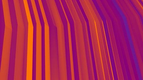 Abstract shiny multicolor triangle geometric stripes wave lines particles loop motion background