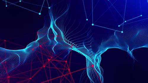 Colorful Plexus Network Background Loop V2