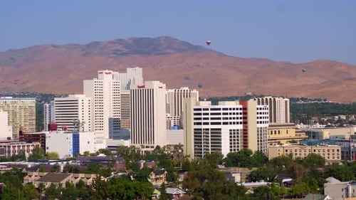 Reno, NV / USA - August 1, 2017: City of Reno, Nevada