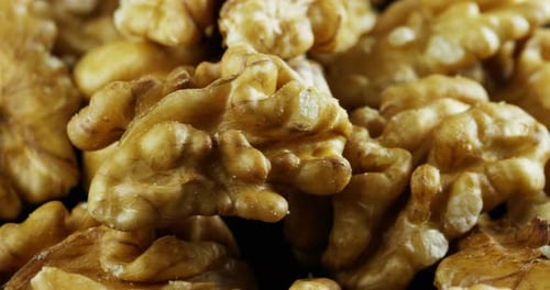 Close Up of Shelled Walnuts