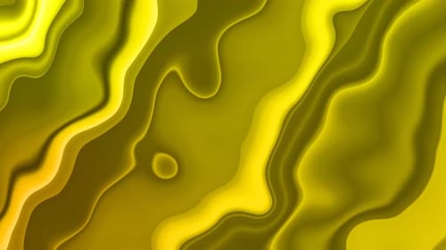 Curved shape wavy texture futuristic surface is constantly reflected glossy liquid background