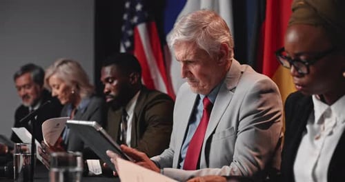 Group of People at a Corporate Conference